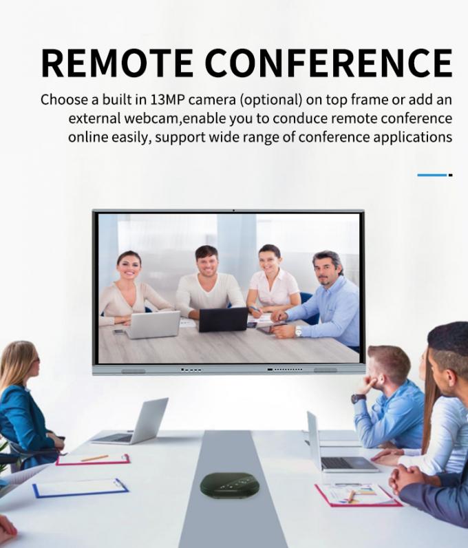 아이보드 신제품 98" 4K 스마트 디스플레이 대화형 평면판 디스플레이 회의실용 대형 터치 스크린 모니터 1