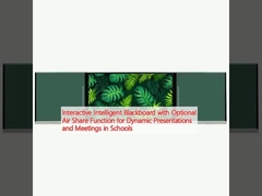 학교에서의 동적 프레젠테이션 및 회의에 대한 선택적 공기 공유 기능과 함께 인터랙티브 지능형 블랙보드