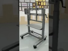 수동 높이 조절 가능한 모바일 TV 트롤리