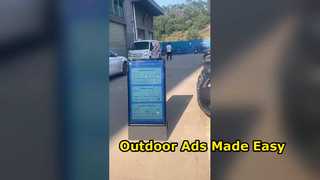 iBoard 야외 휴대용 디지털 간판