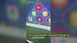 스크린샷이 포함된 스마트 화이트보드