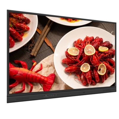 LCD 스마트 보드 안드로이드 13 55 65 75 86 98 인치 40 터치 포인트 화이트보드 TV 화면 모니터 USB TYPE-C 디스플레이 어린이용