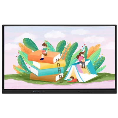 LCD 스마트 보드 USB HDMI TYPE-C 포트 와이파이 인터랙티브 화이트보드 TV OPS 스크린 모니터 교육용 비디오 방 86 인치
