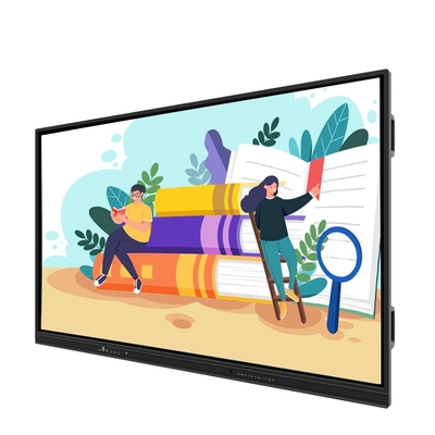LCD 스마트 보드 USB HDMI TYPE-C 포트 와이파이 인터랙티브 화이트보드 TV OPS 스크린 모니터 교육용 비디오 방 86 인치