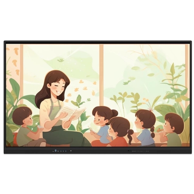 모든 것 중 하나 인터랙티브 화이트보드 65 75 86 인치 미디어 플레이어 멀티 터치 IR 포인트 스마트 TV 보드 교육 사무실