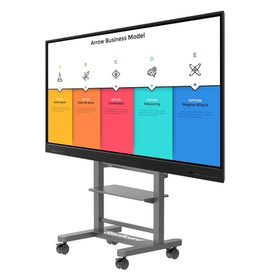 아이보드 55" 65" 75" 86" 98" IR 터치 스크린 LED 스마트 보드 회의 및 학교용 인터랙티브 화이트보드