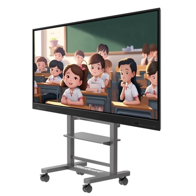 LCD 스마트 보드 디스플레이 회의 디지털 인터랙티브 화이트보드 학교 교육 교육 전자 4k 스마트 보드