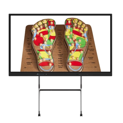 LED 인터랙티브 화이트보드 65/75/86/105/110 인치 손가락 전자 멀티 터치 스크린 스마트 LCD 디스플레이 회의실