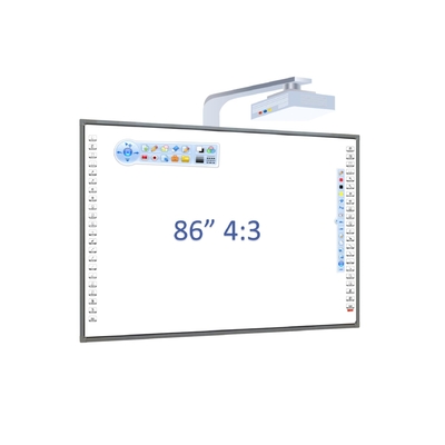 86 인치 인터랙티브 화이트보드 알루미늄 합금 프레임 OEM