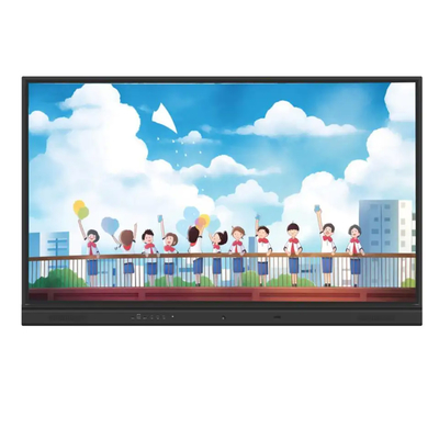 65 75 86 98 인치 큰 화면 적외선 인터랙티브 화이트보드 펜 손가락 40 터치 포인트 백라이트 디스플레이