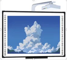 55/65/75/86/98 인치 선택 적 적외선 대화형 화이트보드 2mm 위치 정확도