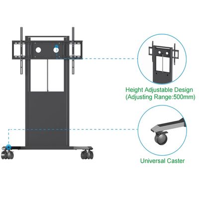 인터랙티브 화이트보드 스탠드 TV 스탠드 전자 바닥 서식 65/75/86 인치 크기에 적합