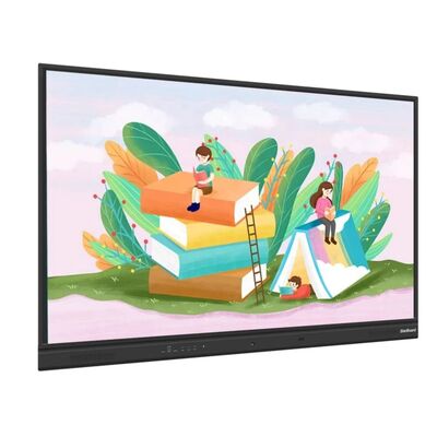 65 75 86인치 4K 울트라 HD 윈도우 OS 스마트 보드 벽에 장착된 LCD 디스플레이