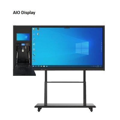 75' 안드로이드 멀티 손가락 펜 터치 4K UHD LED TV 블랙보드 구글 스마트 TV PC 카메라 마이크 스캐너