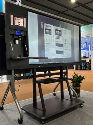 75' 인프라레드 터치 인터랙티브 화이트보드 안드로이드 운영 체제 및 스마트 교육을위한 듀얼 보드 상호 연결