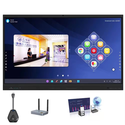 대화형 화이트보드 75" LCD 교실 및 회의용 대화형 보드