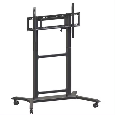 iBoard TV 모바일 카트 TV 마운트 높이 조절 가능한 42''- 86 "인터랙티브 평면 패널 트롤리 스탠드 브래킷 바닥 스탠드