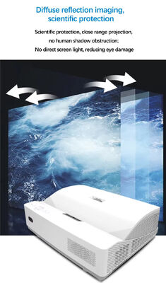 iBoard 값싼 DLP 레이저 휴대용 프로젝터 4K 화이트보드 초단 투사 프로젝터 교실 학교 교육 보드