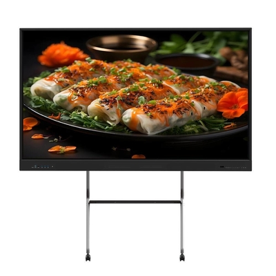 아이보드 EDLA 구글 인증 65인치 75인치 스마트 20 터치 모니터 TV와 USB VGA TYPE-C 가정 학교 회의실
