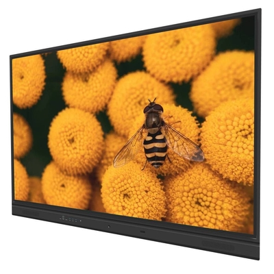 중국 공장 인터랙티브 평면 패널 40 터치 모니터 98 인치 HDMI USB PC 연결 교사 사업가 교육
