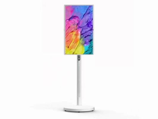 휴대용 스마트 터치 스크린 32인치 이동식 LCD 13MP 카메라 안드로이드 14 8+128G KTV 홈 바