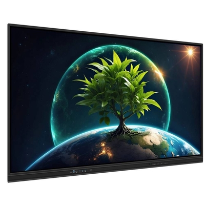LCD 스마트 보드 86인치 안드로이드 14 8+128G 40 터치 포인트 와이파이 bt hdmi 학교 사무용 캘리브레이트 소프트웨어