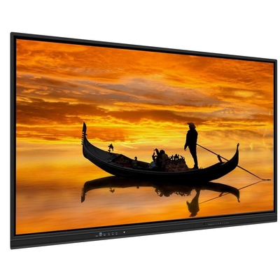 75인치 LCD 스마트 보드 안드로이드 14 50 터치 포인트와 VGA DP USB 포트 와이파이 블루투스 학교 사무실 교육