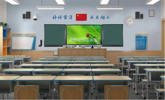 IR 상호 연결 된 블랙보드 75 86 98 인치 DLED 디스플레이 옵션 흰색/녹색/블랙보드 펜스 포함