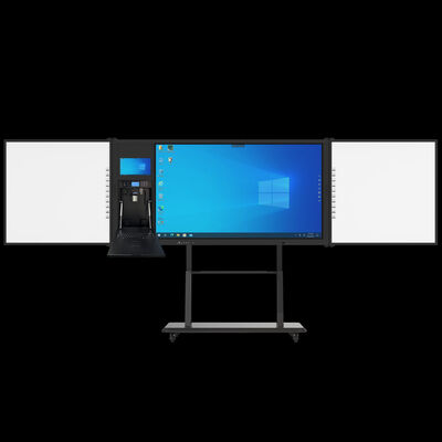 Iboard Factory Direct 75인치 잠금 가능 기록 가능 상호 연결된 칠판 스마트 화이트보드