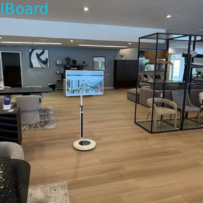 32인치 휴대용 터치스크린 키오스크 (정전식 10포인트 인터랙티브 디스플레이 포함)