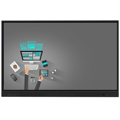 최신 안드로이드 14 LCD 스마트 보드 75 "교육 업무용 인터랙티브 평면 패널