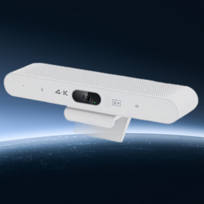 블랙 화이트 간편 설치 4K 웹캠 비디오 컨퍼런스 카메라 USB AI 자동 추적 2160p 웹캠 추적 스피커 컨퍼런스 룸 소리
