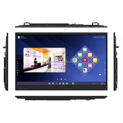 iBoard 4K 75 인치 인터랙티브 평면 패널 디지털 스마트 화이트보드 인터랙티브 터치 스크린 EDLA 회의 학교 교육