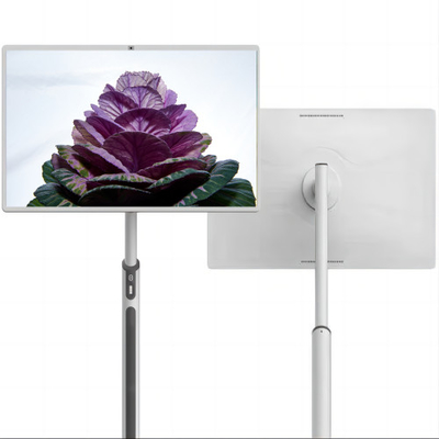 iBoard 32인치 휴대용 스마트 안드로이드 스크린 실내 이동식 터치 스크린 스마트 TV 회전형 휴대용 TV 라이브 스트리밍