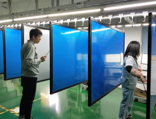 14인치 적외선 터치 화이트보드 안드로이드 시스템 및 오디오 / 헤드폰 출력 인터페이스