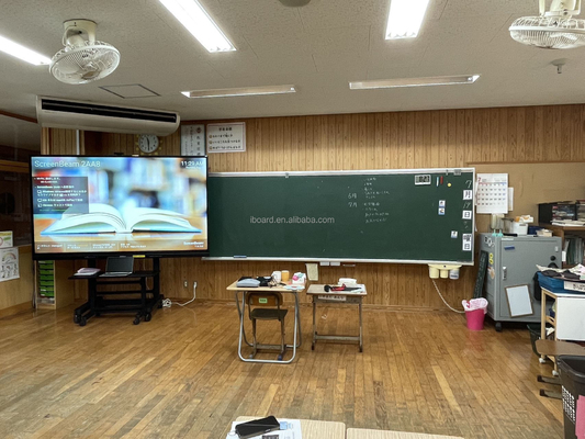 A73*2 A53*2 CPU LCD 스마트 보드와 500cd/m2 밝기로 프레젠테이션에 혁명을 일으켜