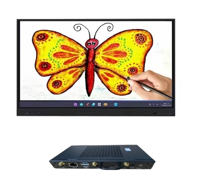 공장 직접 지원 OEM IBoard OPS 컴퓨터 미니 PC 안드로이드 13 EDLA 내장 IR 인터랙티브 화이트보드 스마트 터치 스크린