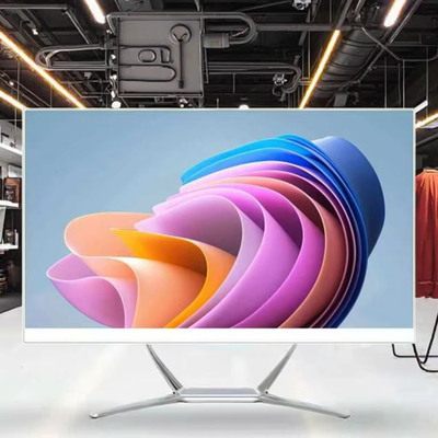 팩토리 OEM 21.5' 23.8' 27 인치 데스크톱 모니터 웹캠 내장 안드로이드 및 Win 시스템