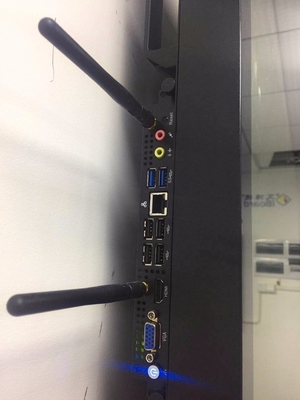 65 75 86 인치 인터랙티브 터치 스크린 모니터 금속 2x15W 스피커 와이파이 블루투스 무선 PAD에서 공유 전화 노트북 학교 교육 사무실 성능