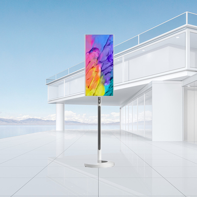iBoard 32인치 휴대용 스마트 터치 스크린 모니터 안드로이드 13, 8+128GB 내장 카메라와 스피커