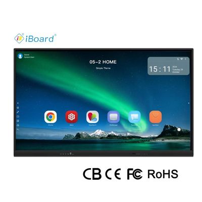 CIboard 65인치 스마트 TV 모니터 블랙보드 인터랙티브 평면 패널 터치 스크린