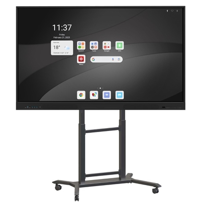 공장 가격 4k 55 65 75 85 96 110 인치 터치 스크린 다국어 소프트웨어 LCD 스마트 안드로이드 인터랙티브 보드