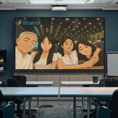 4 3 Ratio Iboard VGA 연결과 안드로이드 11 8 64G와 함께 인터랙티브 화이트보드
