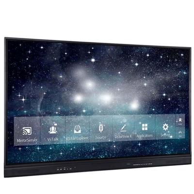 공장 가격 4k 55 65 75 85 96 110 인치 터치 스크린 다국어 소프트웨어 LCD 스마트 안드로이드 인터랙티브 보드