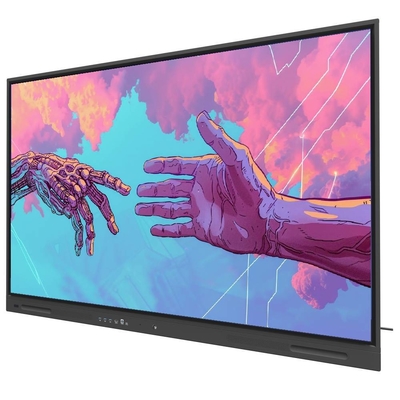 LCD 스마트 보드 65 75 86 인치 안드로이드 PC 컴퓨터 적외선 터치 패널 스마트 TV 보드 회의 프로그램과 학교 교육