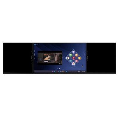 아이보드 4K 75인치 디스플레이 상호 연결된 사이드보드 녹색 검은 흰색 색 안드로이드 윈도우 시스템 교육용 접이식
