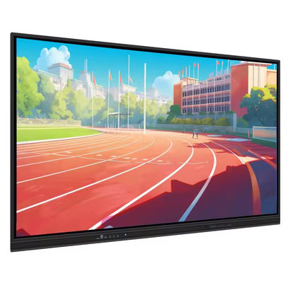 4K 안드로이드 14 인터랙티브 보드 86인치 멀티미디어 스마트 화이트보드 회의 교실용 전자 터치 스크린 디스플레이