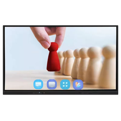 4K 안드로이드 14 인터랙티브 보드 86인치 멀티미디어 스마트 화이트보드 회의 교실용 전자 터치 스크린 디스플레이
