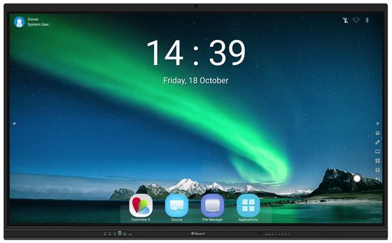 공장 직접 65 75 86 98 105 110 인치 4K 인터랙티브 평면 패널 디지털 터치 스크린 LCD 스마트 화이트보드 학교 교실