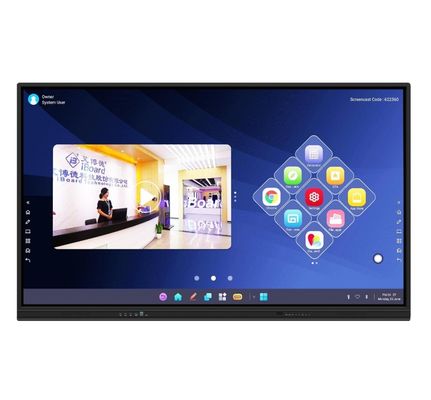 75인치 EDLA 인증 인터랙티브 평면 화면